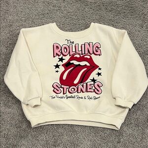 Zara Cream Kids Sweater with Red Graphic